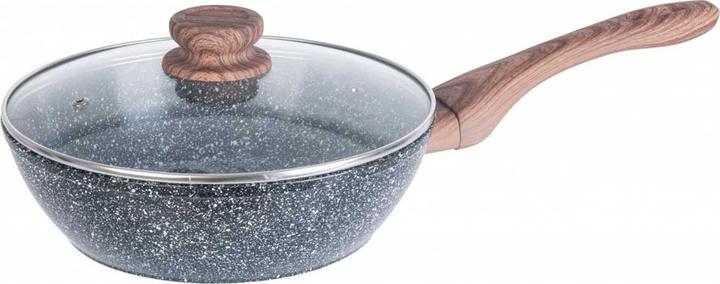 King Wok pan Ø24 cm with lid KINGHOFF from the series (Aluminium, 24 x 7 cm)