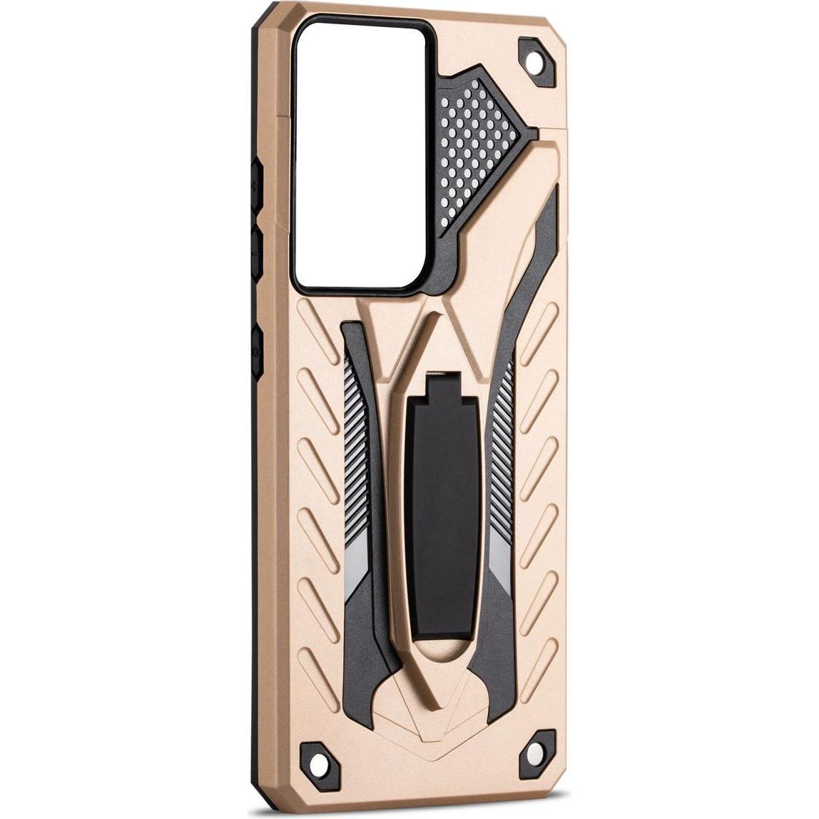 König Design Hülle Handy Schutz für Samsung Galaxy S21 Ultra Case Cover Tasche Etuis Gold Neu (Samsung Galaxy S21 Ultra)...