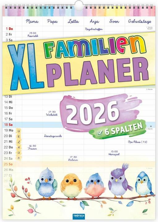 Trtsch large picture calendar (29.5 x 42 cm, No binding, German)