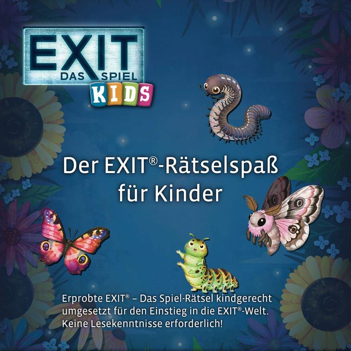 Produktbild Kosmos EXIT® - Das Spiel - Kids: Krabbeliger Rätselspass (Deutsch)