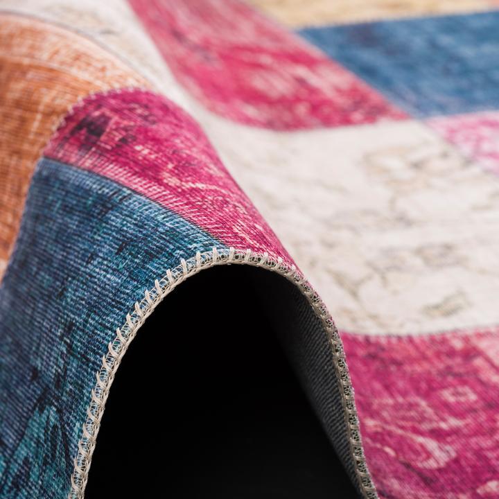 Produktbild Pergamon Luxus Vintage Designer Teppich Primus Bunt Patchwork (120 x 170 cm)