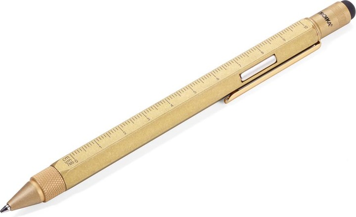 Produktbild Troika CONSTRUCTION MAGNET Multitasking-Kugelschreiber, antik gold (Antikes Gold)