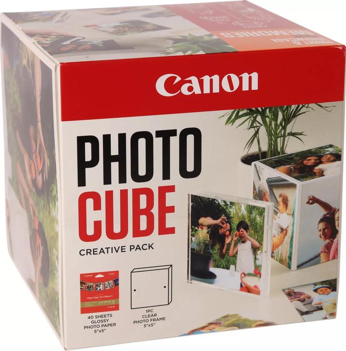 Canon Carta creativa Photo Cube 5x5 arancione (13 x 13 cm, 40 x)
