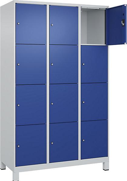 Actual product image kaiserkraft 4-compartment locker Evolo PLUS (120 cm, 195 cm)