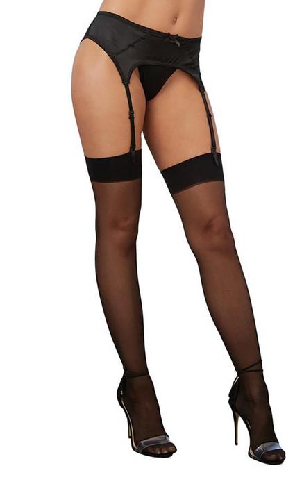 Produktbild Dreamgirl Leopard Fishnet Thigh High Dmd - OS (One Size)