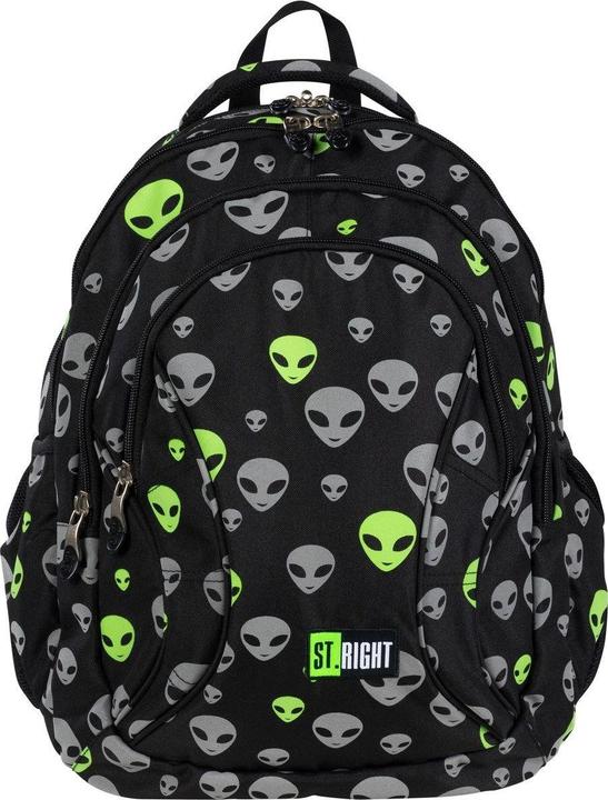Actual product image St. Majewski Backpack Majewski St. Right BP-02 Reflective Aliens