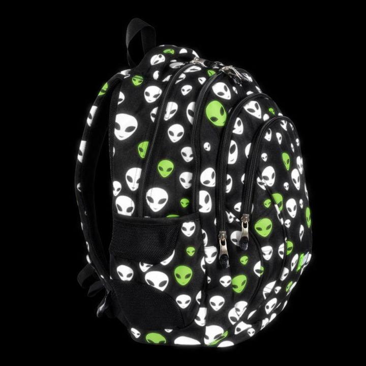Actual product image St. Majewski Backpack Majewski St. Right BP-02 Reflective Aliens