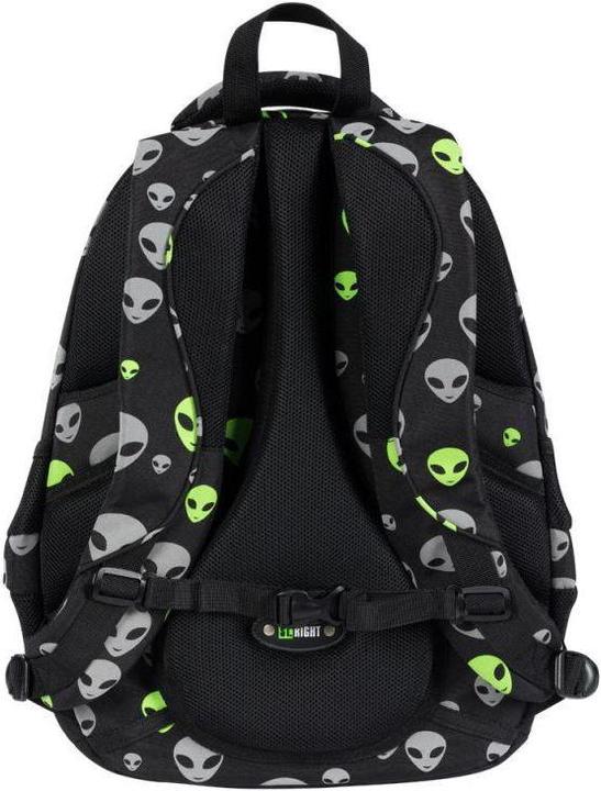 Actual product image St. Majewski Backpack Majewski St. Right BP-02 Reflective Aliens