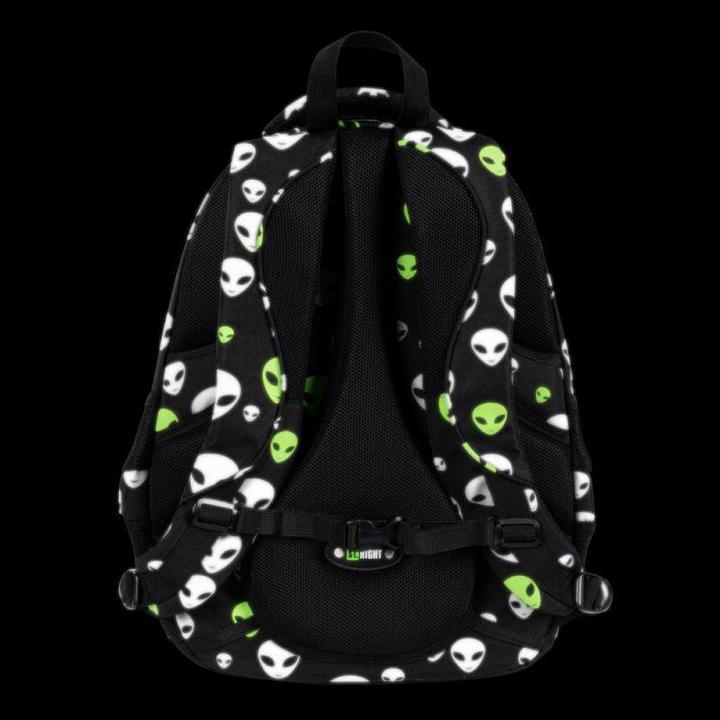 Actual product image St. Majewski Backpack Majewski St. Right BP-02 Reflective Aliens