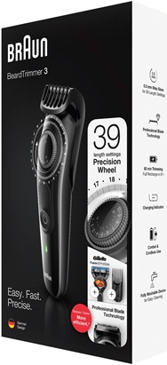 Produktbild Braun Beard Trimmer BT3242 Cordless, Operating time (max) 80 min, Number of length steps 39, Number