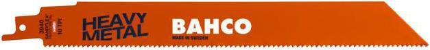 Bahco Straight saw blades Sandflex Bi-Metal 228mm * 0.9mm ST 8 / 12TPI, for heavy metal 2pcs