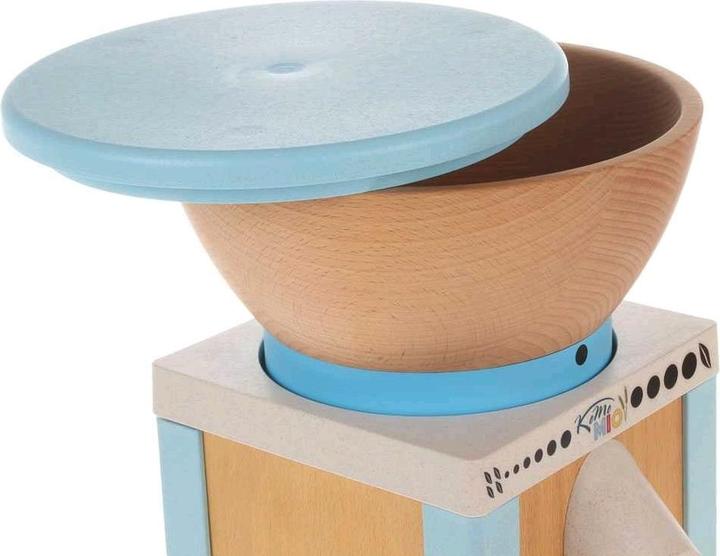 Image du produit Komo Moulin à céréales Mio bleu en hêtre Moteur 400 watts
