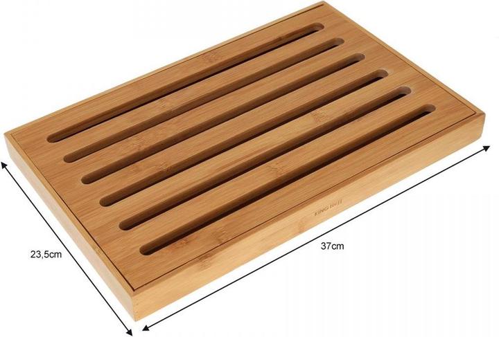 Produktbild Kinghoff BREAD Cutting board with tray 37 x 23cm KH-1217