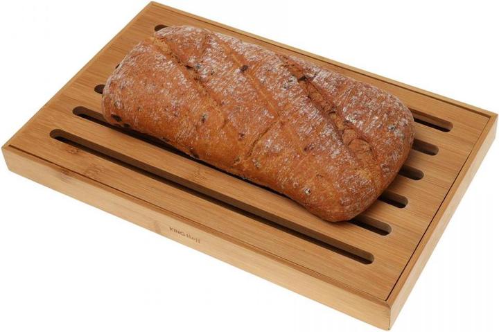 Produktbild Kinghoff BREAD Cutting board with tray 37 x 23cm KH-1217