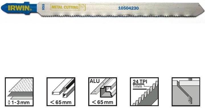 Immagine prodotto Irwin Sega più lunga per metallo 132 mm "" T318A