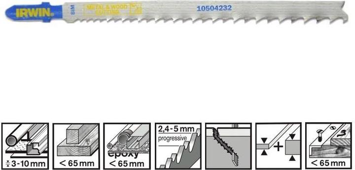 Immagine prodotto Irwin Pjūklelis "" 132 mm T345XF