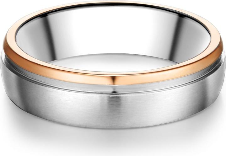 Immagine prodotto Trilani Acciaio inossidabile da uomo argento/oro rosa - 9650 (56)