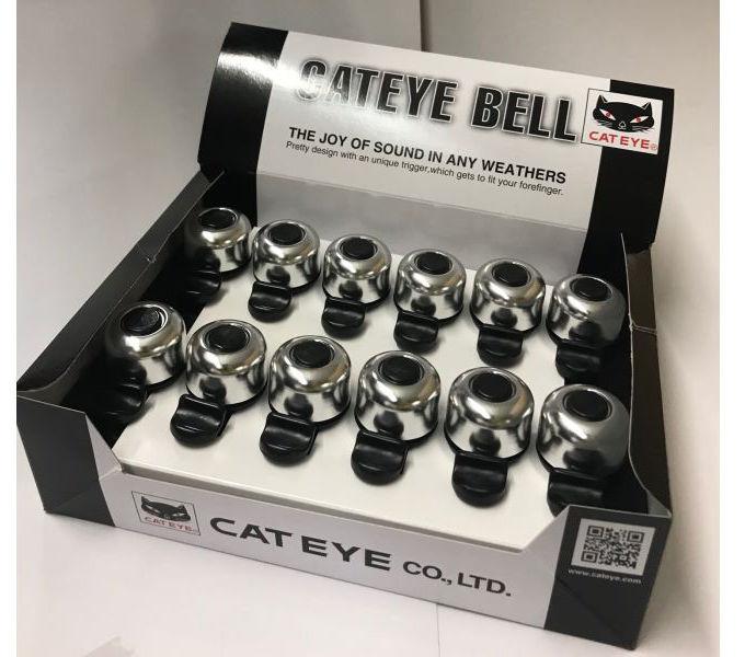 Produktbild CatEye Fahrradklingel BELL PB-800 Universal Silber