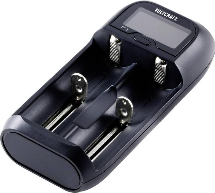 Actual product image Voltcraft Round cell charger (1 pcs., 10440, 14500, 14650, 16340, 17500, 17650, 17670, 18350, 18500, 18650, 22650, 26500, 26650, AA, AAA, C, AAAA, Sub-C, Chargers without battery)