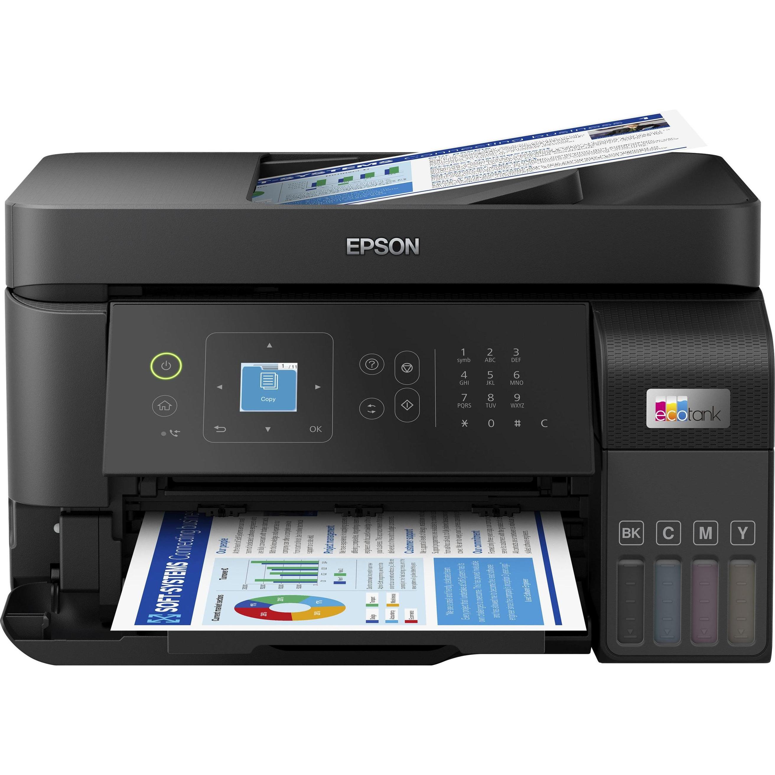 Epson EcoTank ET-4810 (Tintentank, Farbe), Drucker, Schwarz