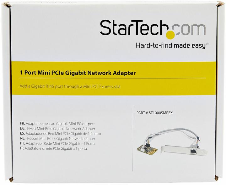 Actual product image StarTech Mini PCIe Gigabit Network Card (Ethernet, Mini PCI Express)