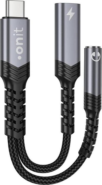 Onit Digital-Audio-Adapter Premium USB-C auf 3.5 mm (USB-C, 3.5mm jack)