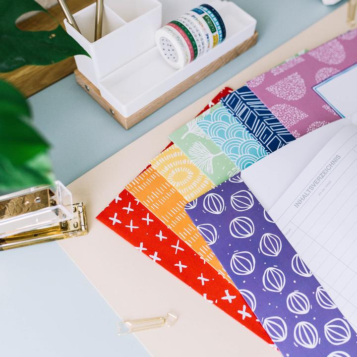 Produktbild Papierdrachen Heftumschläge (A4, Kein Einband)