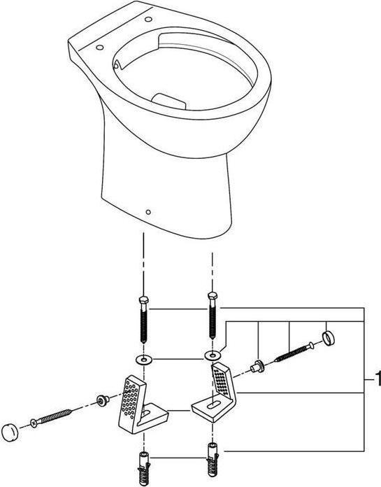 Produktbild Grohe Bau Keramik Stand-Tiefspül-WC
