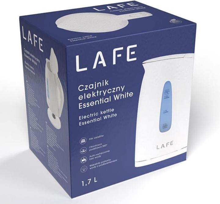 Produktbild Lafe 47457 Elektrischer Wasserkocher Essential Weiss 1.7L (1.70 l)