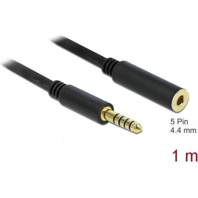 Delock 85796 Audio-Kabel (1 m, Verlängerung), Audio Kabel