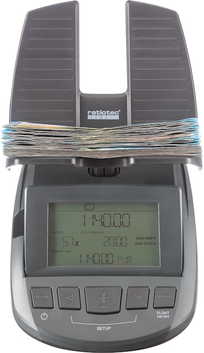 Produktbild ratiotec Geldwaage RS 2000 (Made in Germany) (Geldscheinzähler, Münzzähler)