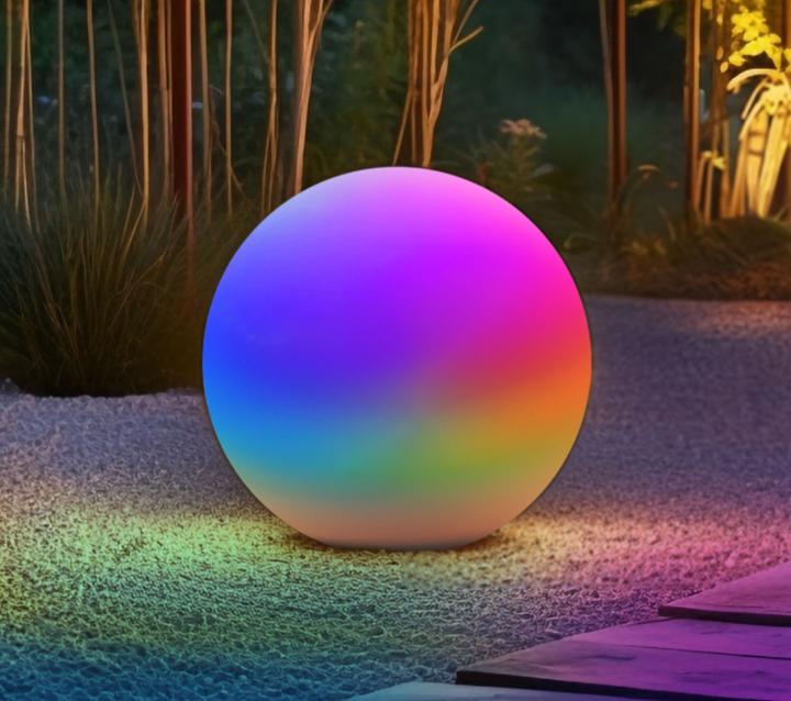 Produktbild Century LED Solarlampe BOLLA 0,7W RGB Dimm. IP44 mittel (IP44)