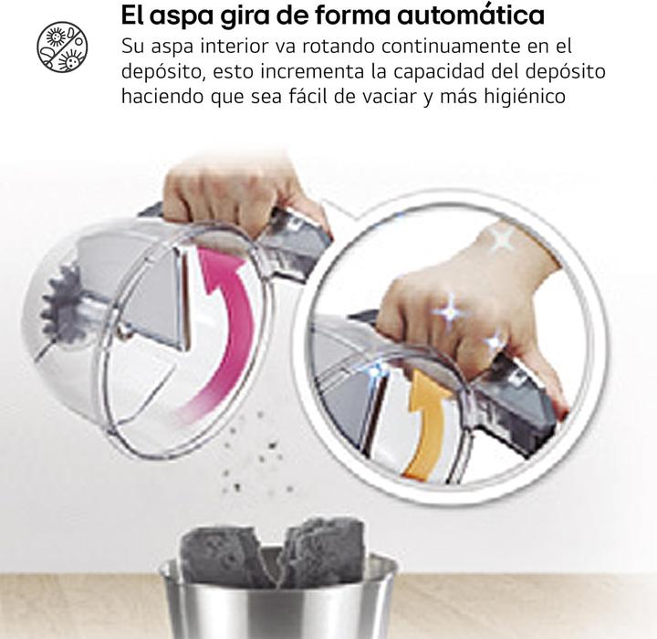 Actual product image LG Bagless Vacuum Cleaner VK8506NHAG Red 650 W