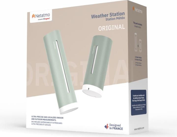 Actual product image Netatmo Smarte Wetterstation Original 2. Gen (Mint)