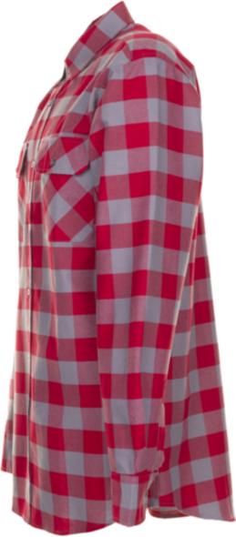 Produktbild Planam Squarehemd 1/1 Arm rot/zink 37/38 39/40 (40)