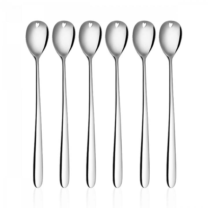 Actual product image Sola Latte macchiato spoon heart, 6 pieces (6 pcs., Scoops)