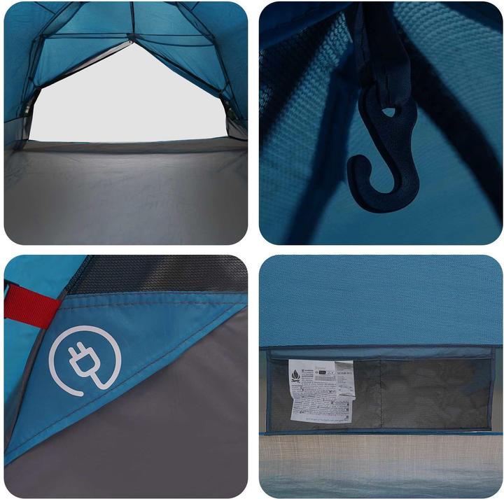 Produktbild vidaXL Trekkingzelt (5 kg, 4 Personen)