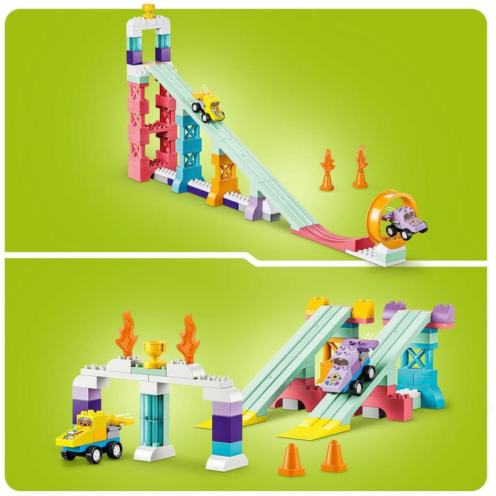 Productafbeelding LEGO Kreative Sprungschanzen mit kleinen Flitzern 3-in-1-Set (10478)