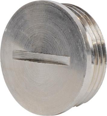 Immagine prodotto Plica Tappo a vite BLISTO M50 MS in ottone nichelato 9167050 con O-ring