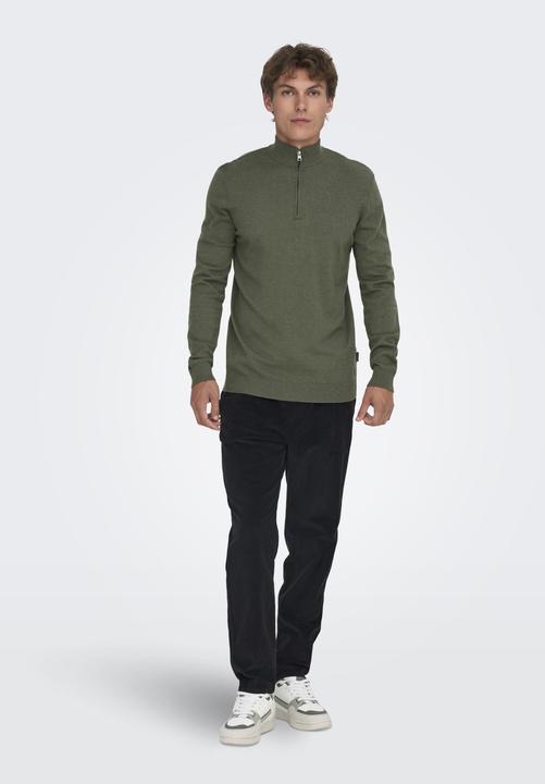 Produktbild Only & Sons Normal geschnitten Rundhalsausschnitt Pullover Strickpullover (S)