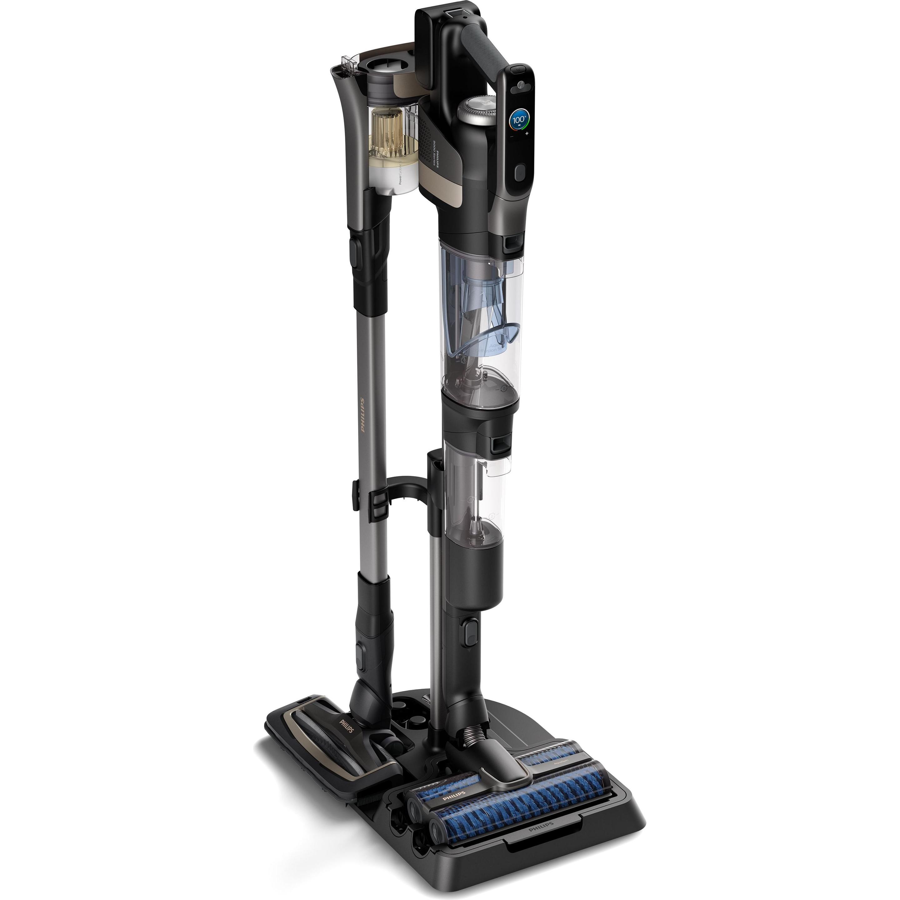 Philips AquaTrio 9000 XW9384/01, Staubsauger, Schwarz