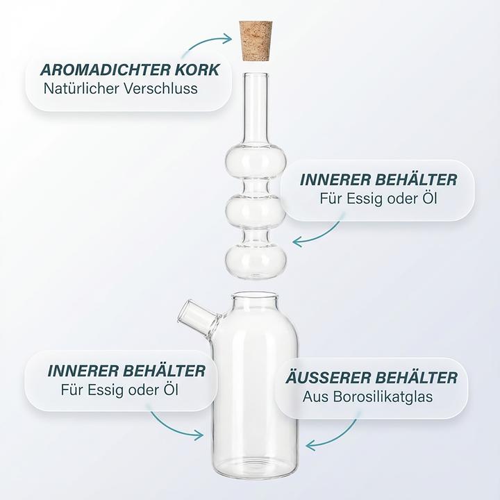 Actual product image Relaxdays 2x oil & vinegar bottles