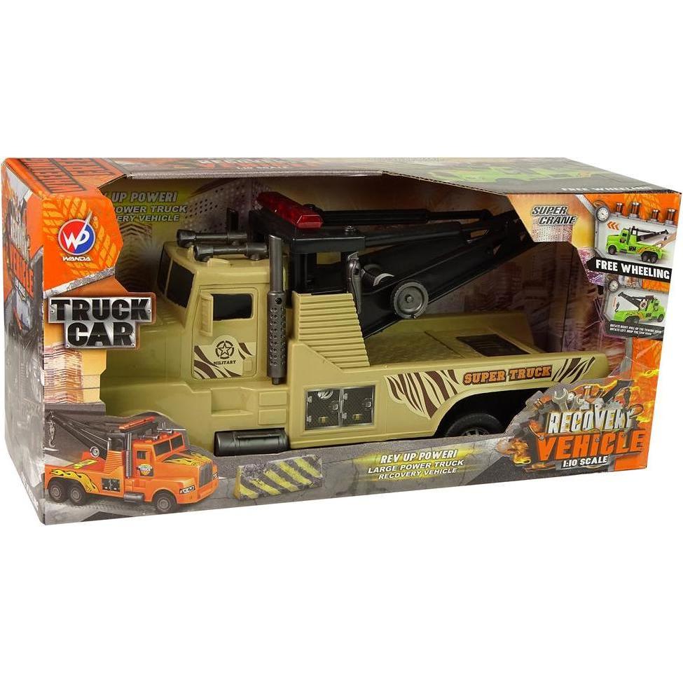 Lean Toys Roadside assistance tractor 1:10 Brown (9849-UNIW)