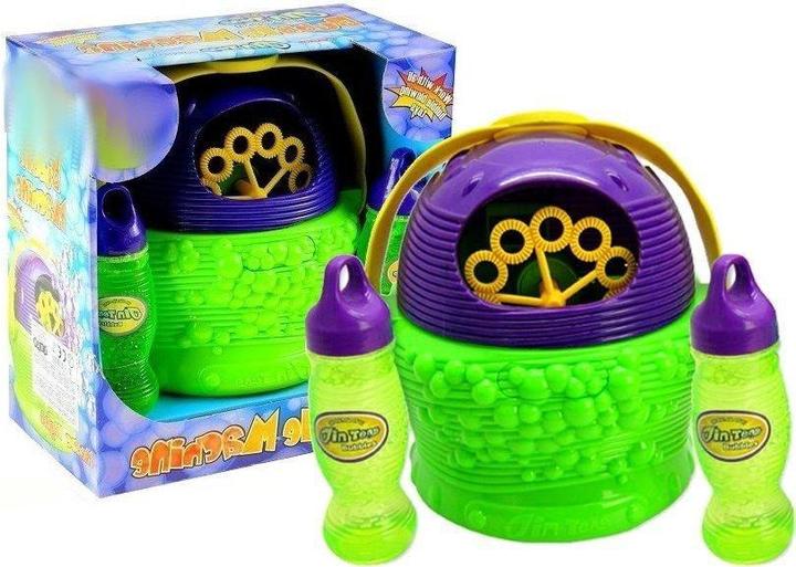 Produktbild Lean Toys Soap bubble machine with lighting and special liquid