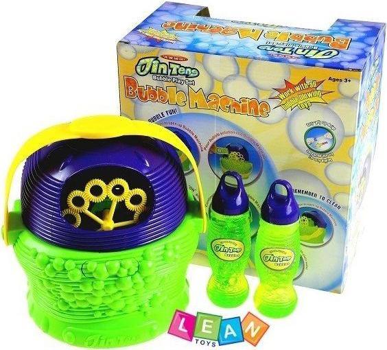Produktbild Lean Toys Soap bubble machine with lighting and special liquid
