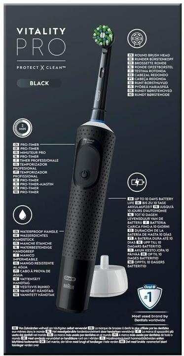 Actual product image Oral-B Vitality Pro D 103 Black Hangable Box