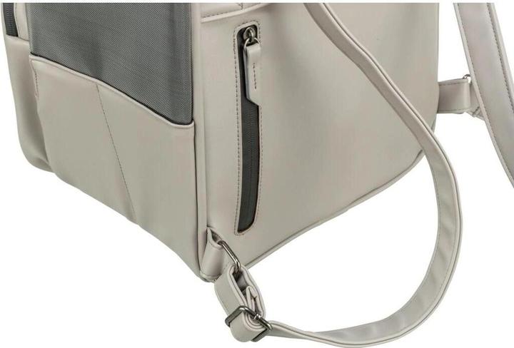 Actual product image Trixie Pet carrier backpack CityStyle light grey (Cat, Dog, Foldable)