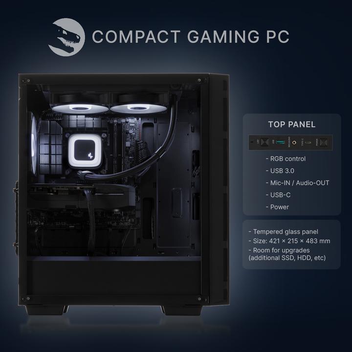 Produktbild Sedatech Expert Gaming PC - UCCB636I1I1HF (2000 GB, 32 GB, AMD Ryzen 7 9800X3D)