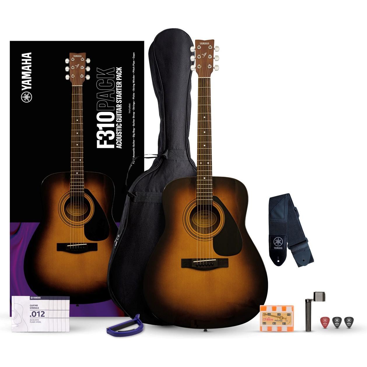 Thumbnail - Yamaha F310P TBS 6-saitige akustische E-Gitarre Braun (Akustik Gitarre, Brückenmaterial: Rosewood, Material Gitarrentune...