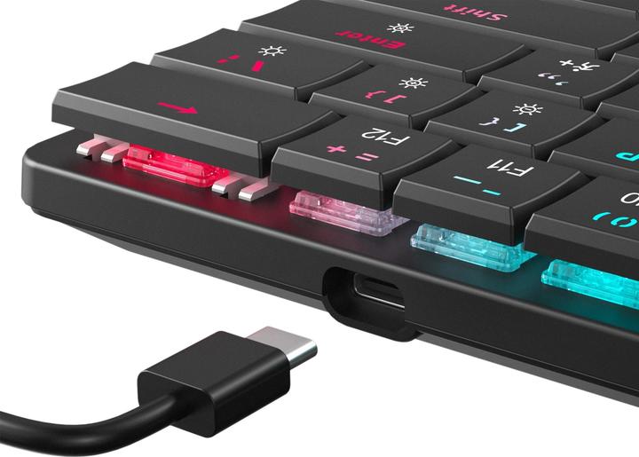 Actual product image White Shark GK-006111 Nagamaki Black-Mechanical / US-Red.SW (US, Cable)